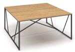  ProX asztal 158 x 163 cm, hamilton tölgy / grafit