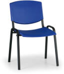  Design konferencia szék - fekete lábak, kék