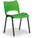  SMART műanyag szék - fekete lábak, zöld