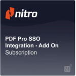 Nitro PDF Pro SSO Integration - Add On 3 Year Subscription per Year ESD (Nitro_SSO)