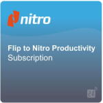 Nitro Flip to Nitro Productivity Subscription ML ESD 1 an 1 - 19 User (Flip_PDF_1Y_T1)