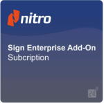 Nitro Sign Enterprise Add-On Subscription ML ESD 1 an 1 - 10 User (NS_ENT_1Y_T1)