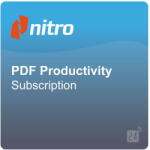 Nitro PDF Productivity Subcription ML ESD 1 an 1 - 99 User (Nitro_PDF_1Y_T1)