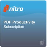 Nitro PDF Productivity Subscription ML ESD 1 an 1 - 99 User (Nitro_PDF_1Y_T1)