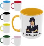  Wednesday I hate people - Színes Bögre (844191)