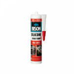 BISON Silicon Bison High Temp - Etanșeizant Rezistent la Temperaturi Ridicate (până la 300°C), Roșu, Cartuș 280ml