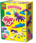 SES Creative Set creativ copii cu unicorni din lemn si plastilina cu sclipici (00410) - drool