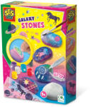 SES Creative Set creativ - Decoreaza pietre cu tematica Galaxie (14766) - drool