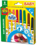 SES Creative My first - Markere pentru copii 8 culori (00299) - drool