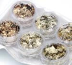 Sofine Paiete pentru Unghii Hexagon Gold, Set 6
