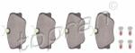 TOPRAN set placute frana, frana disc TOPRAN 400 422 (400 422)