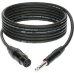 KLOTZ - XLR-JACK kábel, 2 m - Neutrik XLR3F - JACK3 csatlakozók + MY 206 fekete kábel - hangszerdepo