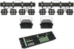 EUROLITE Set 2x LED KLS-180 + 2x LED WF-40 + DMX LED Color Chief Controller - hangszerdepo