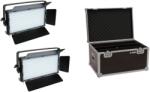 EUROLITE Set 2x LED PLL-480 CW/WW Panel + Case - hangszerdepo