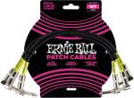 Ernie Ball - Patch Kábel 30cm Fekete - hangszerdepo