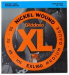 D'ADDARIO - EXL 160 Nickel Wound Medium Gauge 50-105 elektromos basszusgitár húr - hangszerdepo