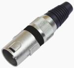 Omnitronic - XLR plug 3pin bk 10x