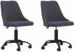 vidaXL 2 buc gri închis 330879