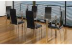 vidaXL 6 buc negru 160257