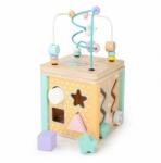 Eco Toys Cub educational din lemn cu labirint si sortator Ecotoys HM015472 (EDIHM015472)