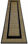 My carpet company kft Modern GLOSS szőnyeg, futószőnyeg 6776 86 elegáns, görög fekete / (AT3861)