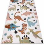 My carpet company kft Szőnyeg FUN Dino gyerekeknek, Dinoszauruszok krém 180x270 cm (O551)