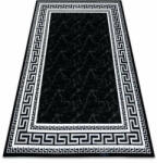 My carpet company kft Modern GLOSS szőnyeg 2813 87 elegáns, görög fekete / szürke 70x300 cm (AT3827)
