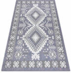 My carpet company kft Fonott sizal szőnyeg SION azték 3007 lapos szövött kék / rózsaszín / ecru 160x220 cm (D786)