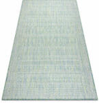 My carpet company kft Fonott sizal szőnyeg SION Gyémánt 22184 lapos szövött zöld / kék / ecru 160x220 cm (D745)