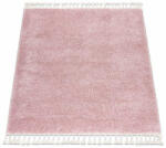 My carpet company kft Szőnyeg BERBER 9000 square rózsaszín Rojt shaggy 160x160 cm (GR5028)