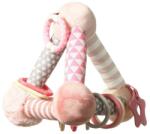 BabyOno - Jucărie educativă, piramidă Tiny Yoga pink (5901435410646)