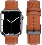  LATTICE BAND Curea din piele pentru Apple Watch SE / SE 2022 / SE 2023 (40mm) maro
