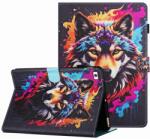  Husă ART Flip pentru Apple iPad Mini 5 2019 / iPad Mini 4 / 3 / 2 / 1 COLORFUL WOLF