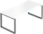  Creator asztal 200 x 90 cm, grafit alap, 2 láb, fehér - rauman - 597 390 Ft