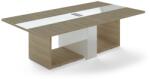  Trevix tárgyalóasztal 260 x 140 cm, homoki tölgy / fehér