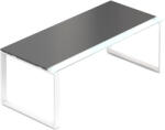  Creator asztal 200 x 90 cm, fehér alap, 2 láb, antracit - rauman - 597 390 Ft
