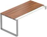 Creator asztal 180 x 90 cm, szürke alap, 1 láb, dió - rauman - 549 390 Ft