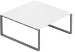 Creator tárgyalóasztal 160 x 160 cm, grafit alap, fehér