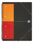 OXFORD Caiet cu spirala A4+, OXFORD International Meetingbook, 80 file-80g mp, 4 perf. , coperta PP - matematica (OX-100100362)