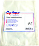 Optima Folie protectie pentru documente A4, 40 microni, 100 set, Optima - cristal (OP-50203800)
