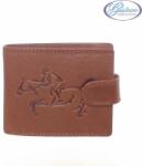  Ló mintás férfi pénztárca - barna