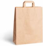  Punga hartie 320x140x420mm, natur, mâner plat (P1753)