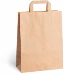  Punga hartie 260x140x360mm, natur, mâner plat (P1754)