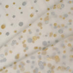 Takoy Fehér tüll arany-ezüst pöttyökkel