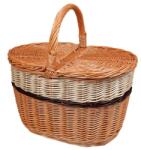  Cos picnic modern din rachita, 42x28cm