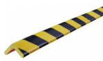  Biztonsági sarokvédő profil H típusú-1m - H-fekete-sárga (FAL-595-36)