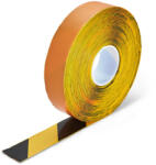 PermaGrip 1mm vastag Ipari Jelölőszalag veszélyre figyelmeztető-100mmx30m-Fekete-Sárga (FAL-35-257)