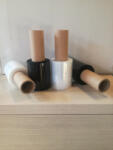  Nyeles mini roll stretchfólia-10cm x 150m-Fekete (FAL-587-1408)