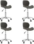 vidaXL 4 buc gri închis 3088307
