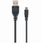 Gembird Cablu alimentare si date Gembird, USB 2.0 (T) la Mini-USB 2.0 (T), 30cm, conectori auriti, Negru, CCP-USB2-AM5P-1 (CCP-USB2-AM5P-1)